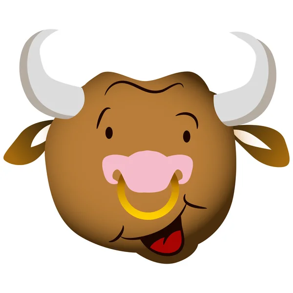 Głowa byka — Wektor stockowy