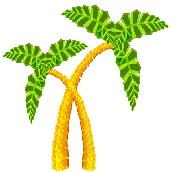 3d 的棕榈树 — 图库矢量图片