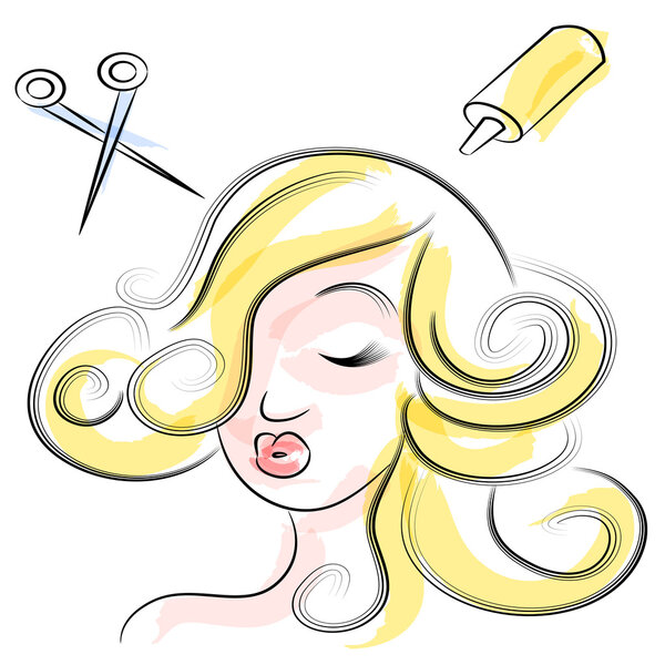 Woman at Beauty Salon