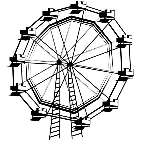 Оглядове колесо — стоковий вектор