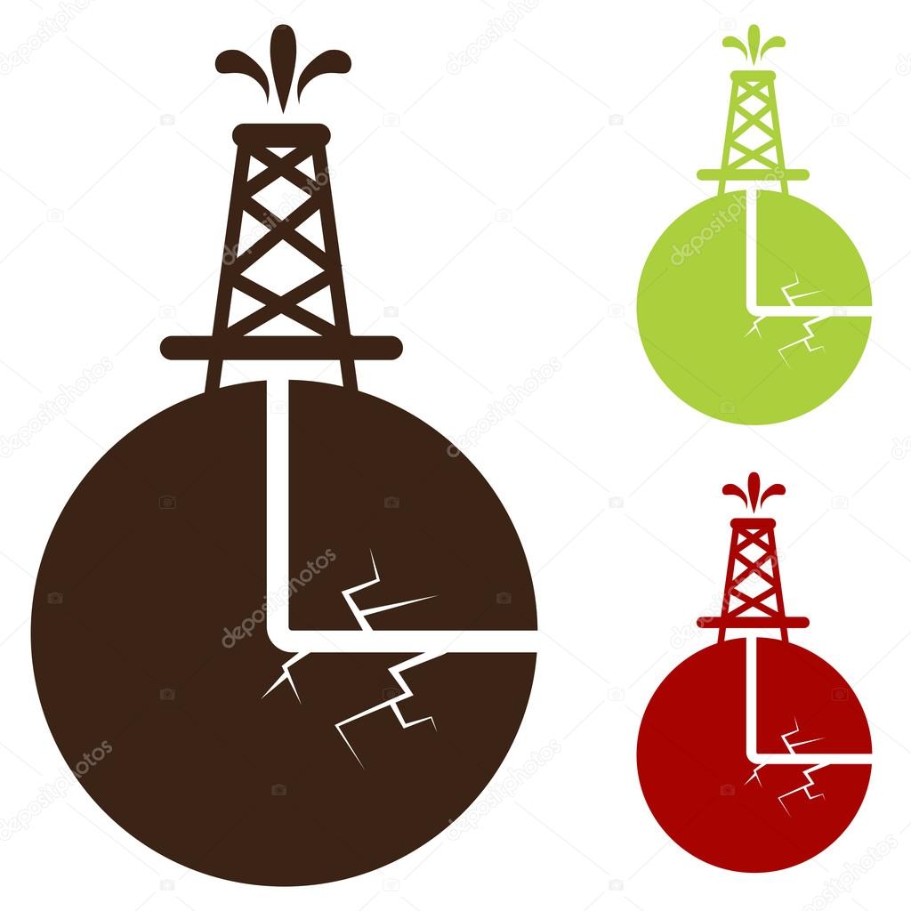 Hydraulic Fracturing Icon