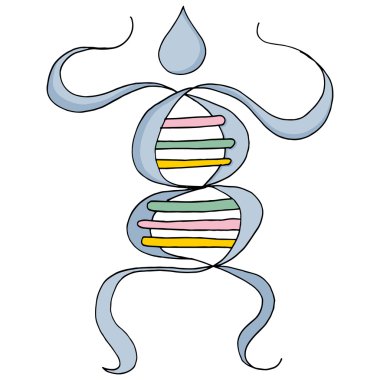 Biotech DNA Icon clipart