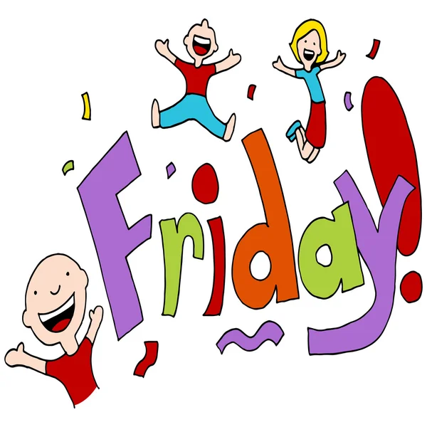 Friday Celebration — Stock Vector