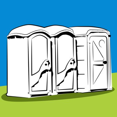 Portable Public Toilets clipart