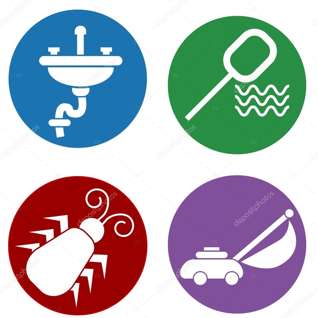 Home Maintenance Icons — Stock Vector © cteconsulting ...