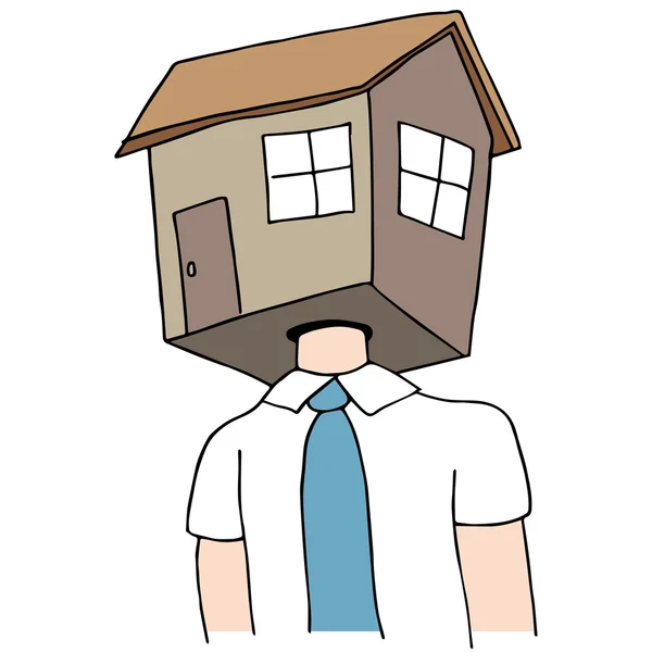 Real Estate Man — Stock Vector