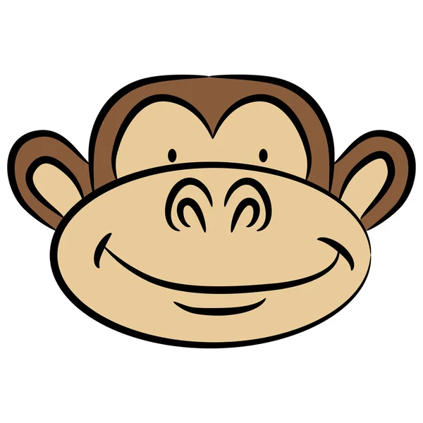 Cara de mono — Archivo Imágenes Vectoriales