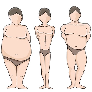 Male Body Shapes clipart