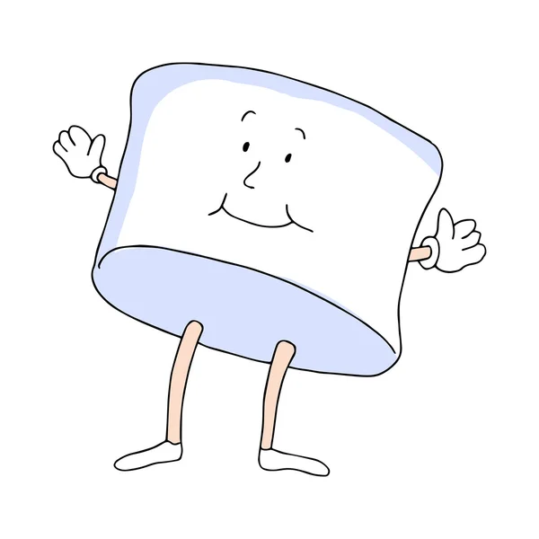 Homem marshmallow — Vetor de Stock