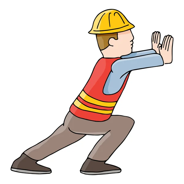 Construction Worker — Stock Vector