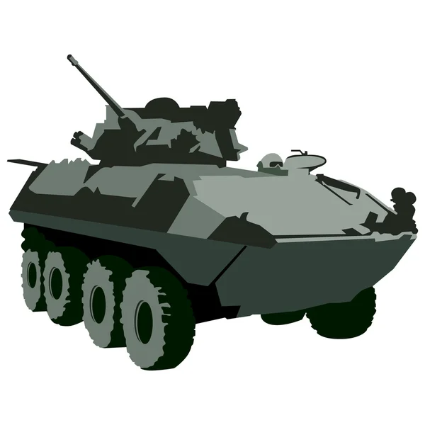 Tanque militar — Vetor de Stock