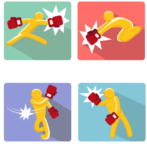 Fighting Man — Stockvector