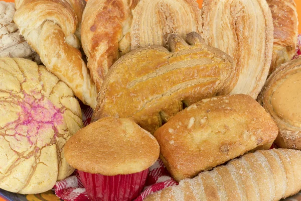 Pan dulce mexicano tradicional de cerca —  Fotos de Stock