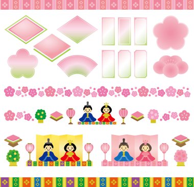 Japanese Girls' Festival clipart