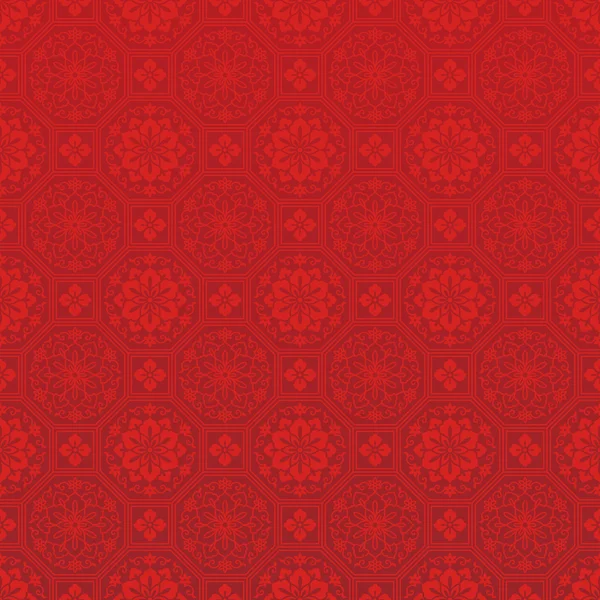 Fondo rojo chino — Vector de stock