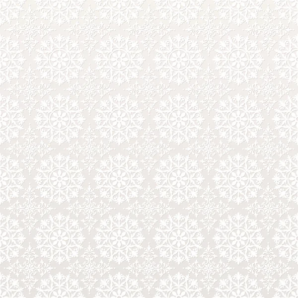 White decorative background. — Stock Vector