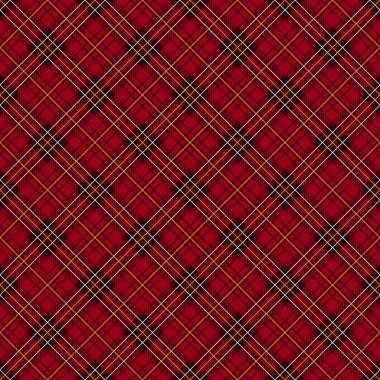 Red tartan check background. clipart