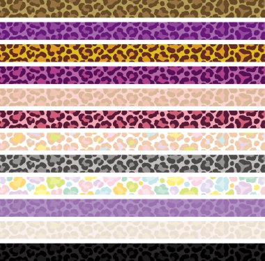 Leopar deri başlık sayfaları.