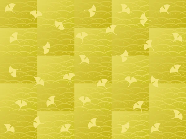 Fond de Ginkgoes — Image vectorielle