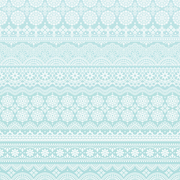 Background of lace trims.