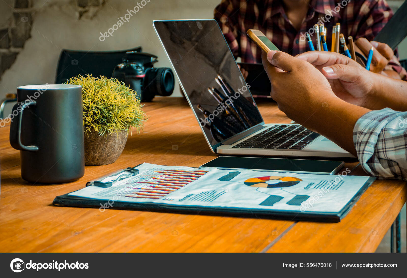 Creative Office Team Successful Team Work Common Work Practices Concept