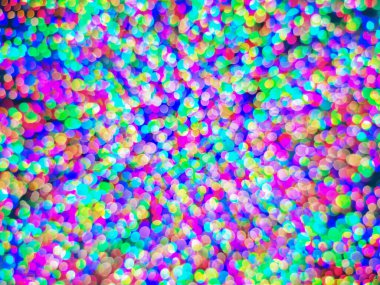 Genel tasarım yüzeyi olarak kullanılan soyut arkaplan bokeh.