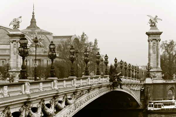 Bridge Alexander III. Paris, France. Stock Picture