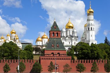 Moskova kremlin katedraller. Rusya.