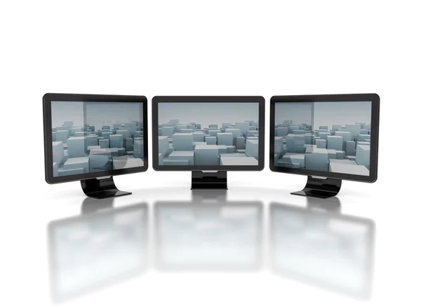 Tv monitors — Stock Photo, Image