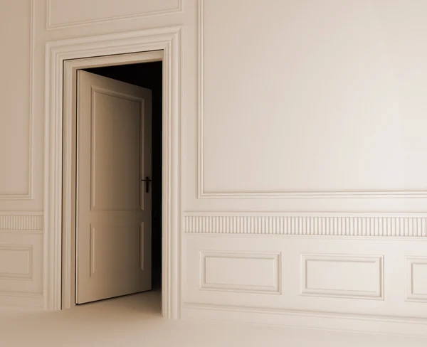 Открытая дверь — стоковое фото