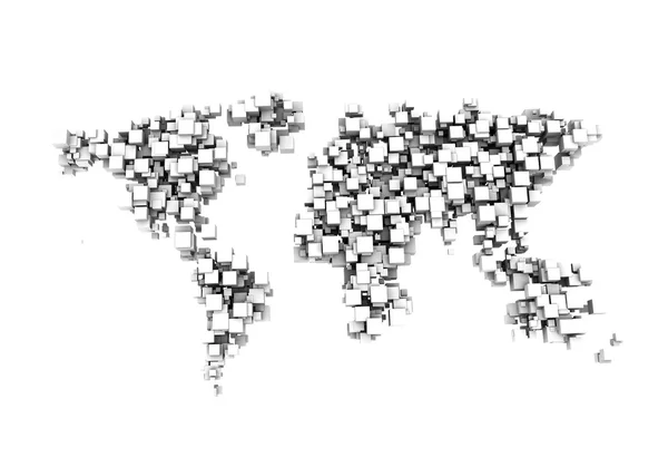 Abstrakt världskarta — Stockfoto