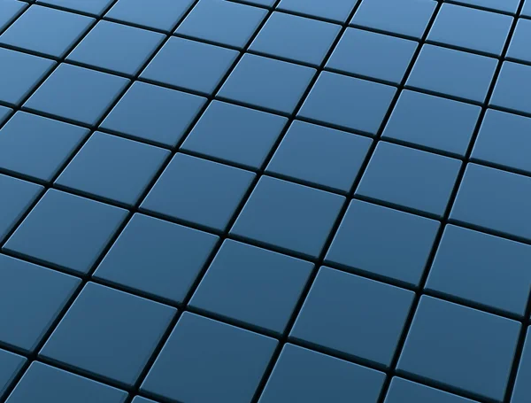 Abstrato azul cubos fundo — Fotografia de Stock