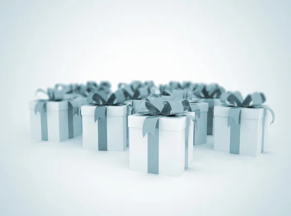 Gift boxes celebration background — Stock Photo, Image