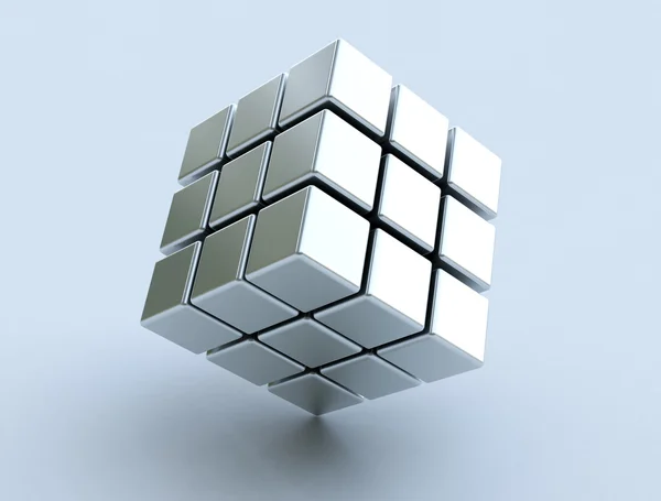 Cubo 3d — Fotografia de Stock