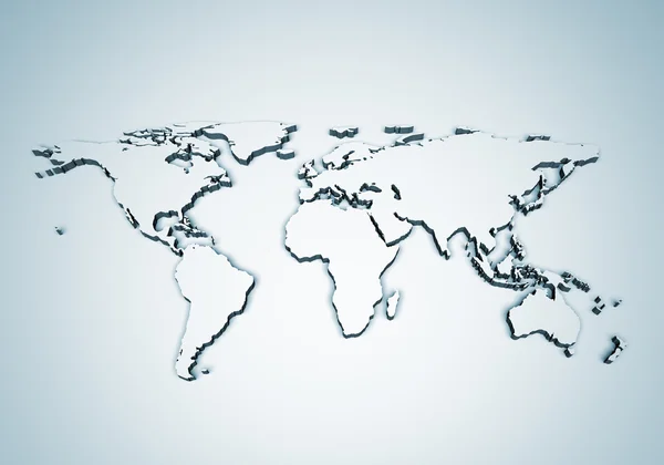 Mapa mundial — Foto de Stock