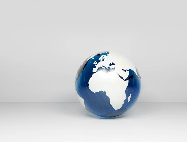 Glass world globe — Stock Photo, Image