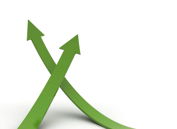Rising green arrows 3D Stock Photo by ©Jezper 40211871