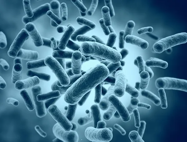 Baktériumok sejtek - orvosi illusztráció Stock Kép