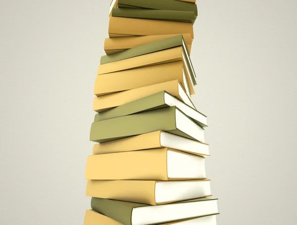 Books on stacked — Stock Photo, Image
