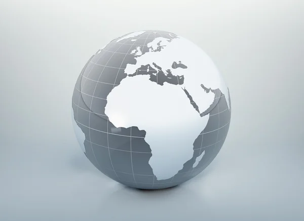 Globe of the World Europe and Africa — Stock Photo, Image