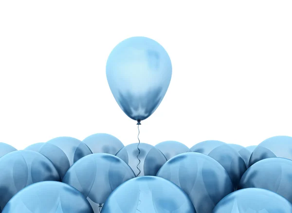 Μπλε Μπαλόνια — Φωτογραφία Αρχείου