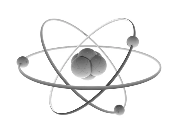 Иллюстрация Atom 3D — стоковое фото