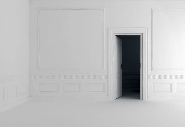 3d визуализации открытых дверей — стоковое фото