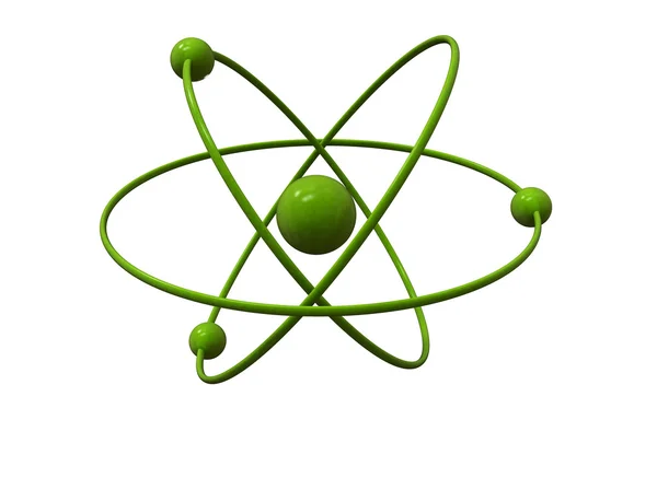Atom illüstrasyon yüksek çözünürlük — Stok fotoğraf