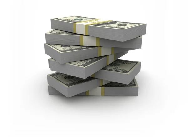 Big stack of money — Stock Photo, Image