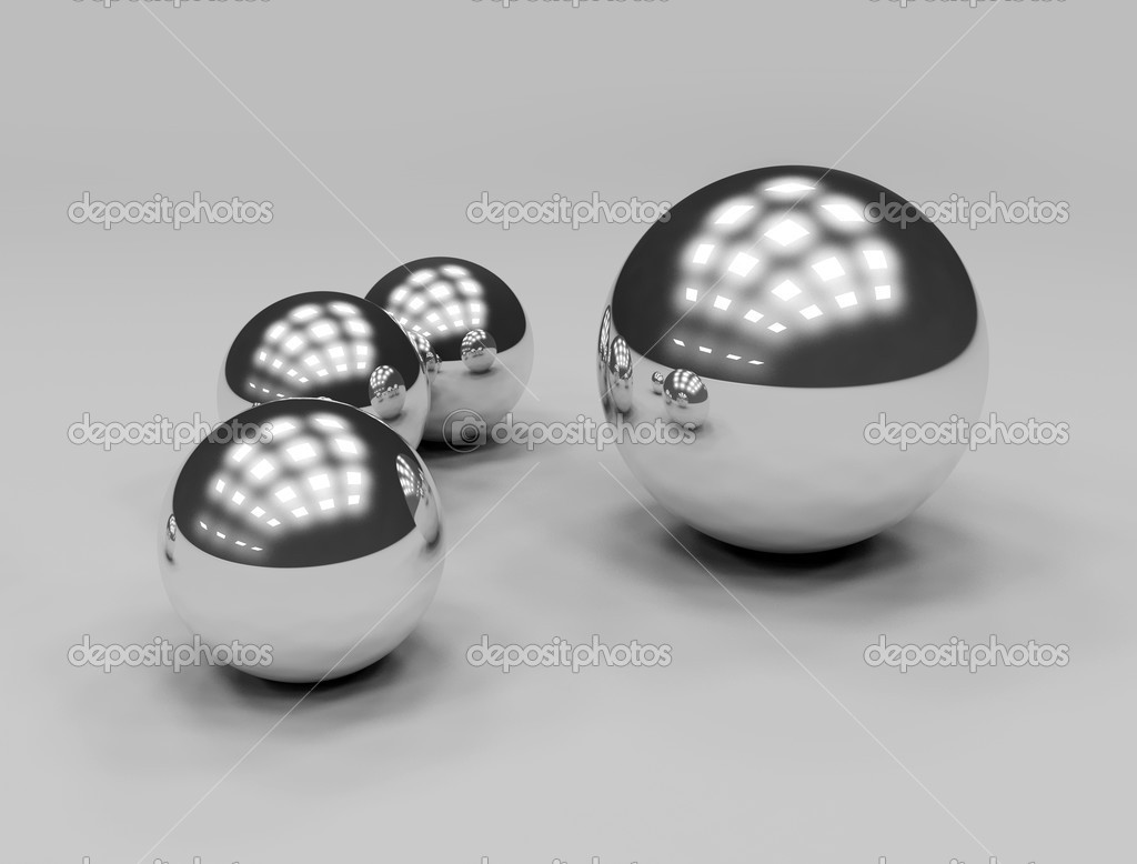 Metal spheres — Stock Photo © Jezper 40212997