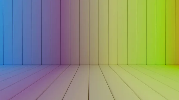 Multi Color Curved Planks Background Stripes Planks — Zdjęcie stockowe