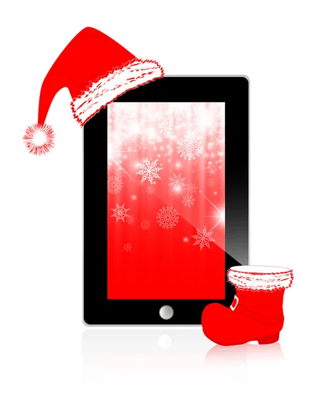 Tablette de Noël abstraite — Image vectorielle