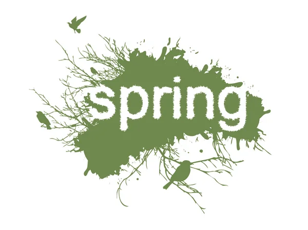 Spring — Stock Vector