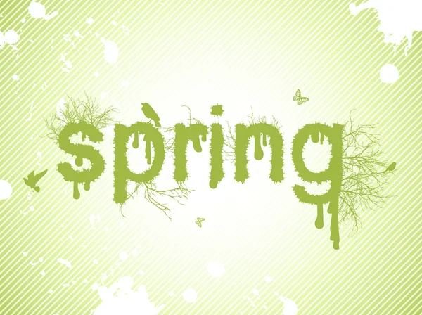 Spring — Stock Vector